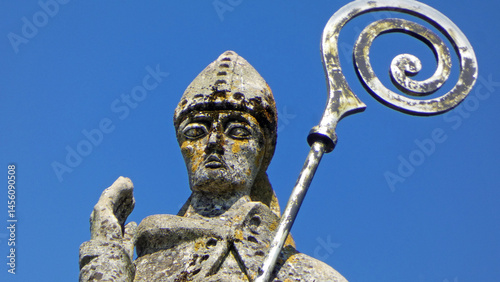 Canvas Print saint-hubert, patron saint of hunters