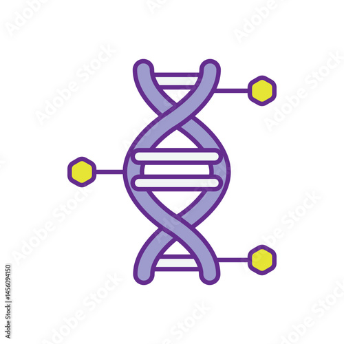 Genome Visualization Icon vector stock illustration