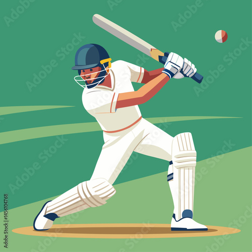 A man in a white uniform is swinging a bat at a ball. Concept of excitement and anticipation as the player prepares to hit the ball