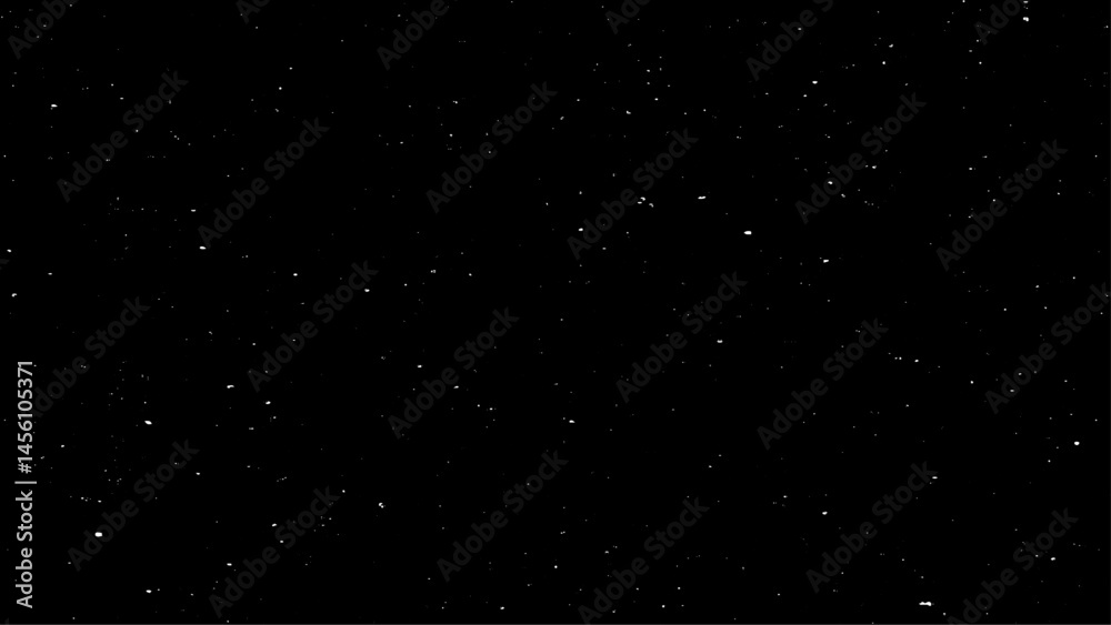 Fototapeta premium Abstract black white snow texture on black background