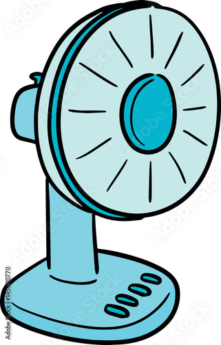 Illustration of fan
