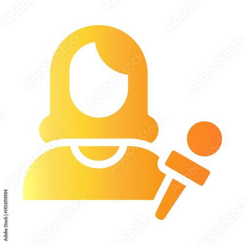 journalist Gradient icon
