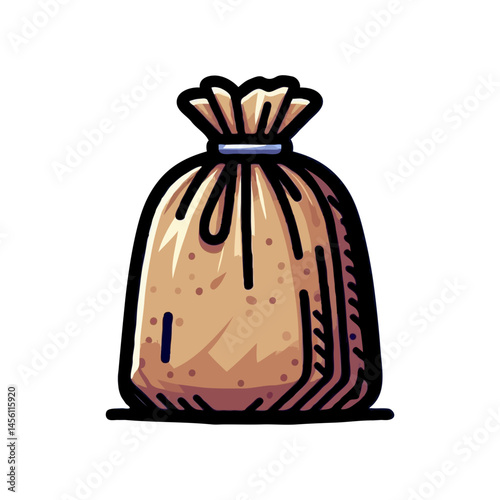 Brown Sack Illustration