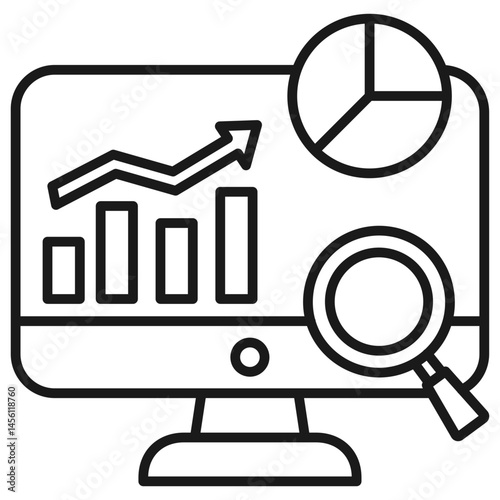 Data Analysis Outline Icon