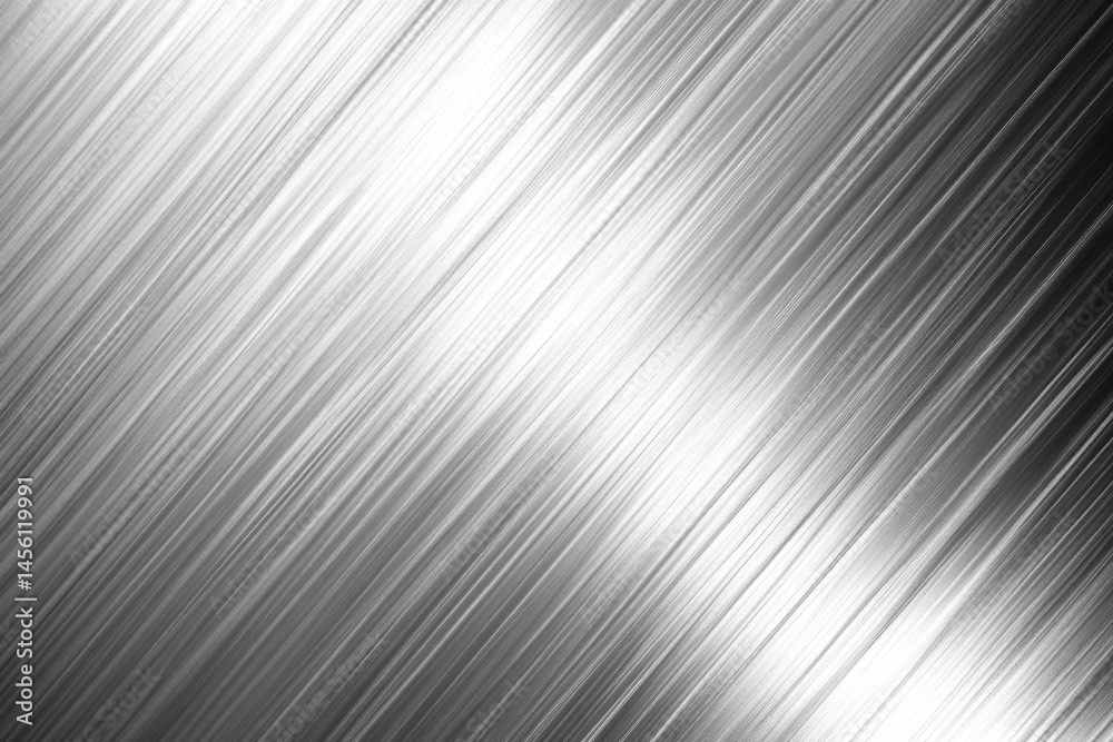 Obraz premium Dynamic gray metal texture design industrial setting abstract visuals close-up perspective modern concept
