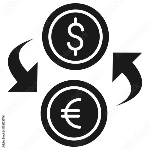 Forex Glyph Icon