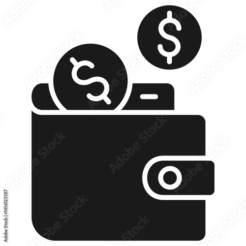 Wallet Glyph Icon