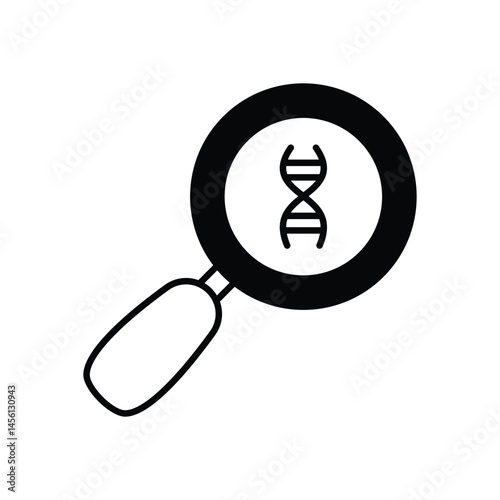 Genetic Research Icon vector stock illustration