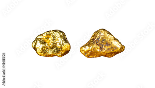 Gold nuggets are natural pieces of gold that are often found rivers or streams. Their unique shapes and shiny surfaces evoke sense of wealth and luxury, making them highly sought after by