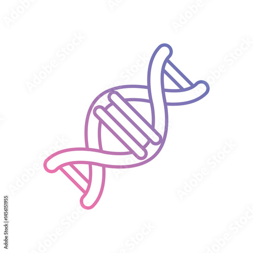 DNA Icon vector stock illustration