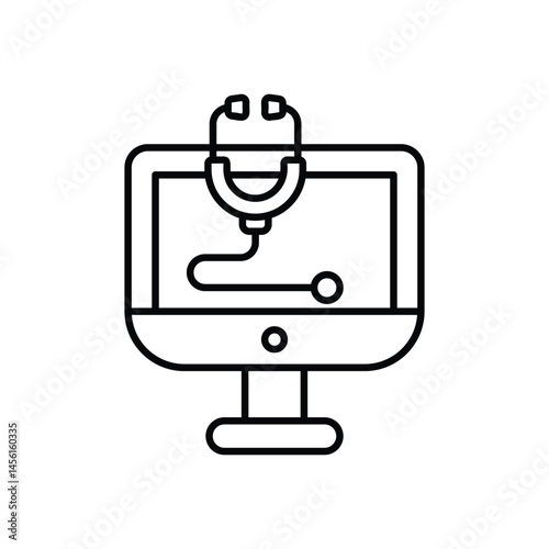 Personalized Diagnostics Icon vector stock illustration