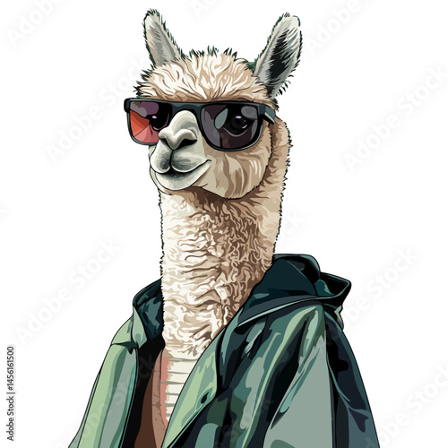 alpaca, animal, vector, transparent background, nature, pet, isolated, wildlife, mammal, cute, farm, icon, zoo, peru