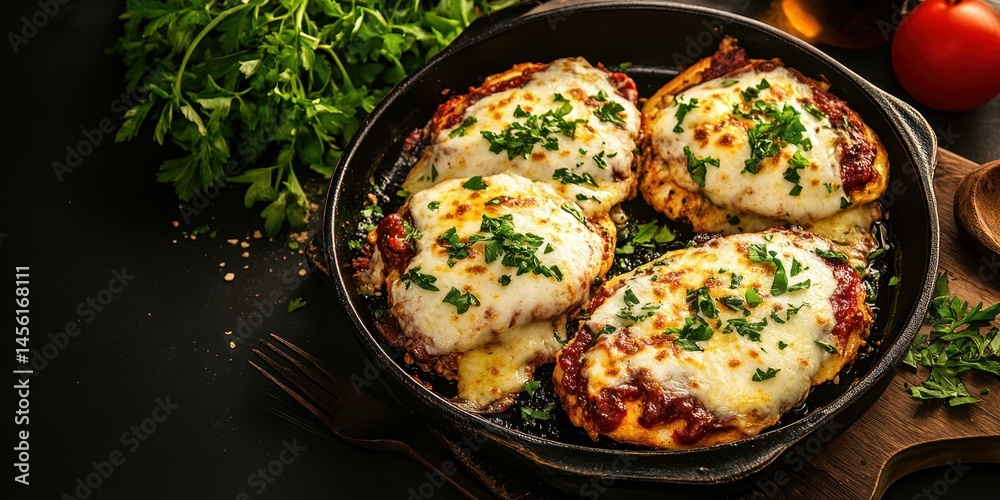 Chicken parm food banner Chicken parm food banner