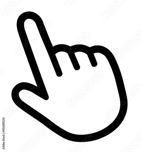 clicking, selecting something. hand with extended index finger pointing upward. clicking, selection, user interaction, touchscreen navigation, digital interface control, websites, apps, UI/UX design,