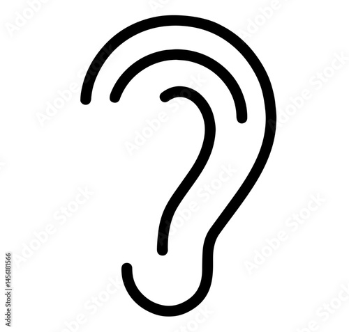 human ear. hearing, listening, audio perception, sound awareness, medical or communication themes, hearing aid, audiology