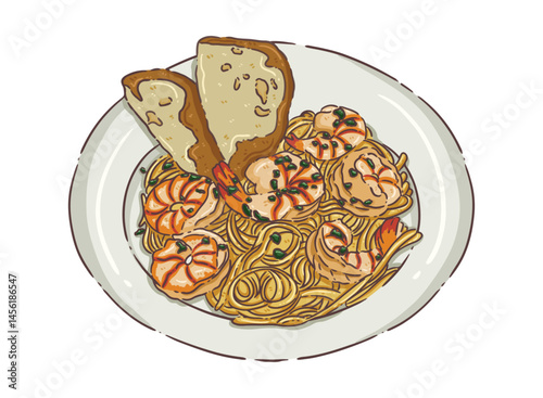 spaghetti italian food