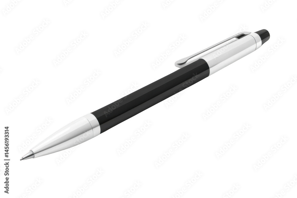 Capture Sleek Ballpoint Pen, for Writing and Drawing Instrument on Black Background Capture Sleek Ballpoint Pen, for Writing and Drawing Instrument on Black Background