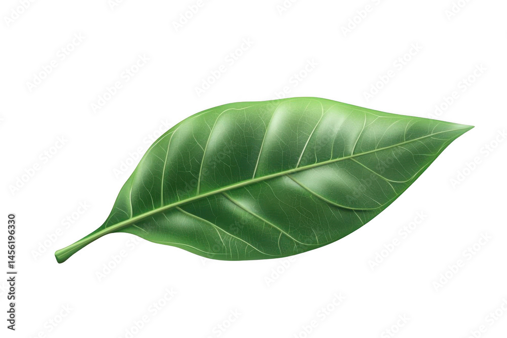 Fototapeta premium explore single leaf of fresh nature beauty With Green Concept