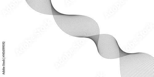 Abstract white background with a glowing abstract waves. Abstract wave element for design. Digital frequency track equalizer, Futuristic background design. Long exposure, Light painting photography.