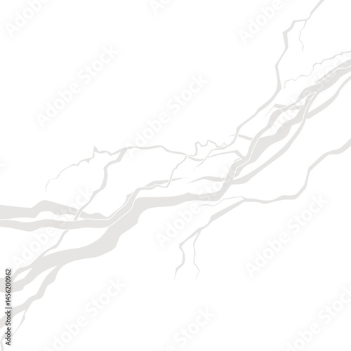 Effect style white lightning background illustration. bolt strike silhouettes sequence vector. Bright thunderbolts and zippers are natural phenomena.  Thunderstorm electric of light shining flash