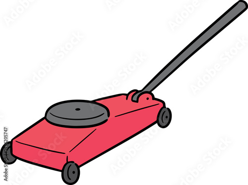 Illustration of car jack
