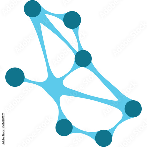 abstract volumetric molecule