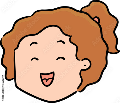 Illustration of woman face
