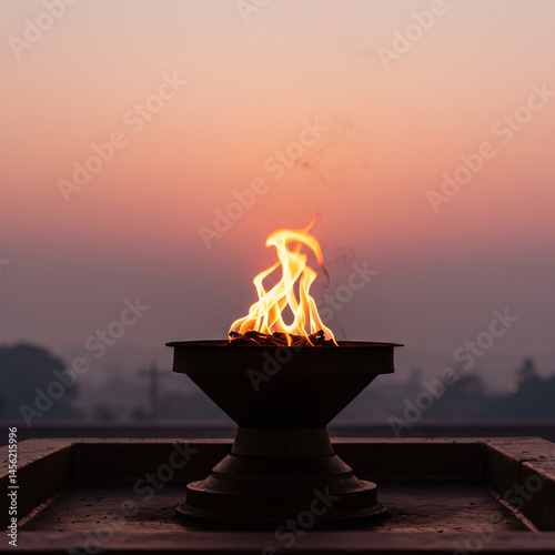 Eternal Flame at Sunrise Pe...