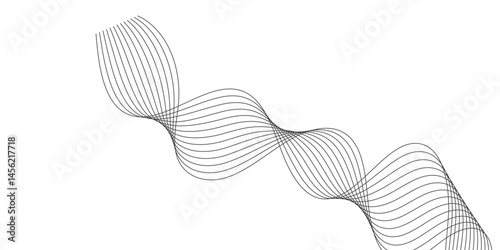 Abstract white background with a glowing abstract waves. Abstract wave element for design. Digital frequency track equalizer, Futuristic background design. Long exposure, Light painting photography.
