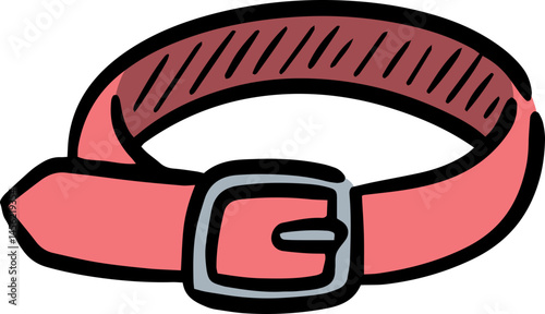 Illustration of cat collar

