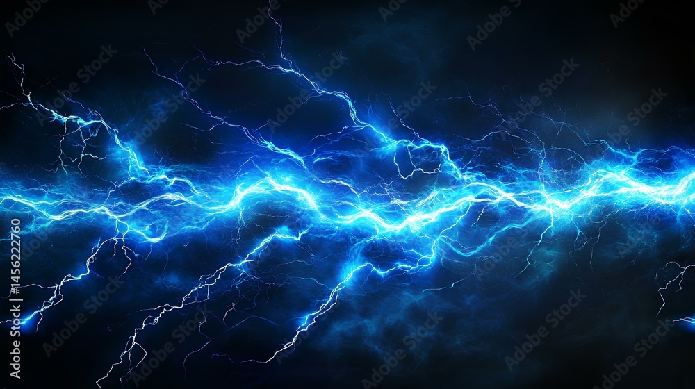 Dynamic Blue Lightning Storm Background Dynamic Blue Lightning Storm Background