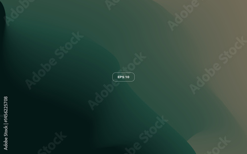Green Gradient Abstract Background. Soft Modern Wallpaper Design. Vector illustration.