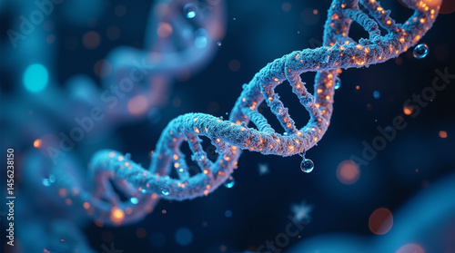Abstract microscopic network of neurons and synapses, glowing electric impulses, neural connections in deep space, cybernetic theme, microphotography, close-up