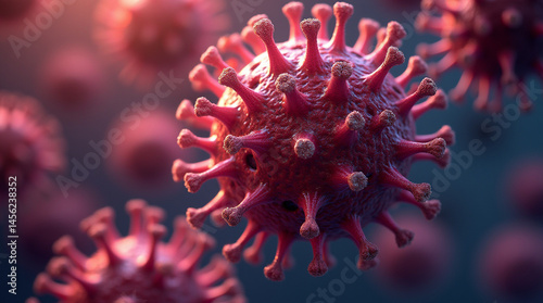 Abstract microscopic network of neurons and synapses, glowing electric impulses, neural connections in deep space, cybernetic theme, microphotography, close-up