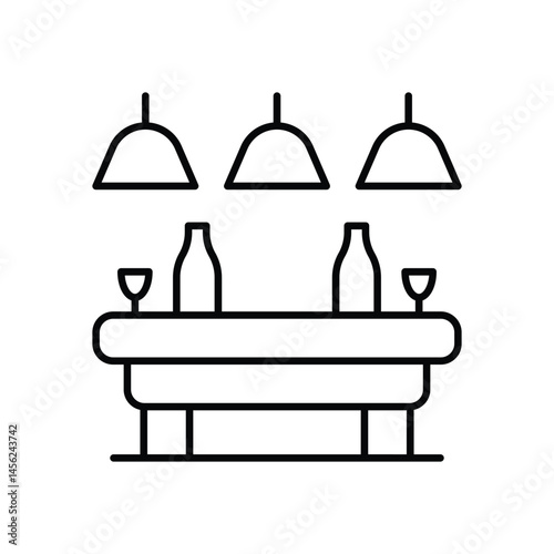 Speakeasy  vector icons stock illustration