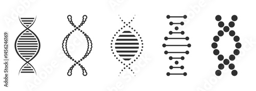Set Chromosome laboratory research concept