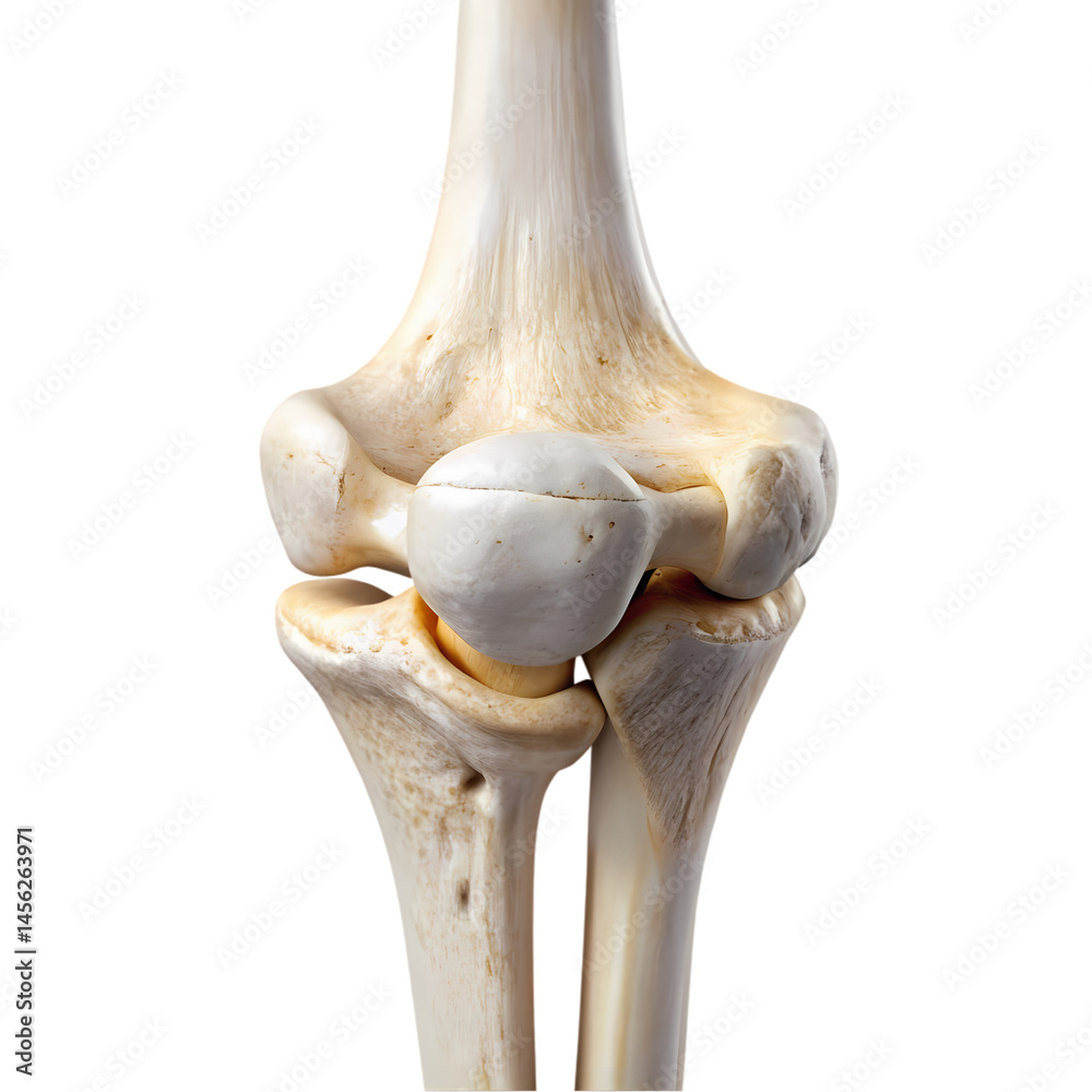 Fototapeta premium Human Elbow Joint Anatomy Detailed Closeup Image on Transparent background