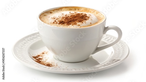 Cappuccino Coffee in White ...