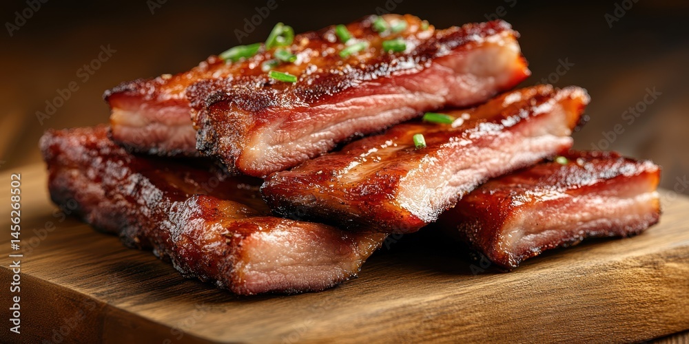 Pork ribs banner Pork ribs banner