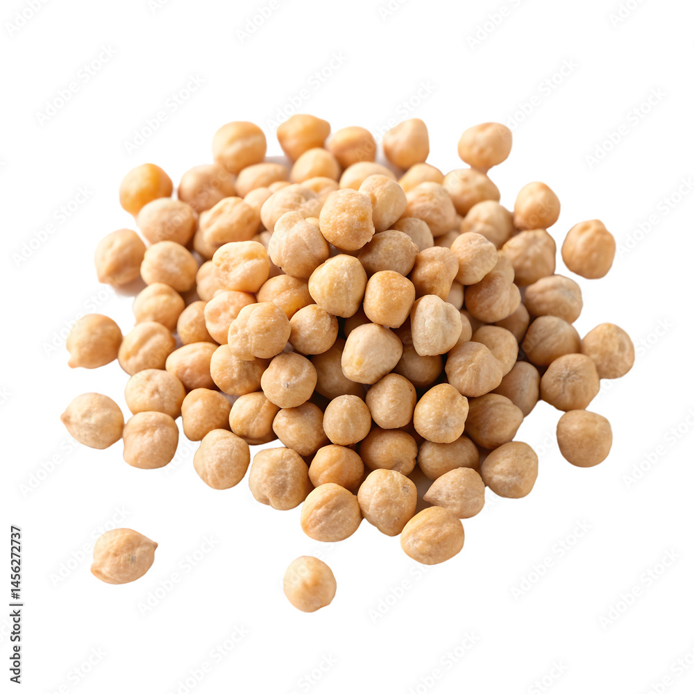 Pile of Chickpea isolated on transparent background Pile of Chickpea isolated on transparent background
