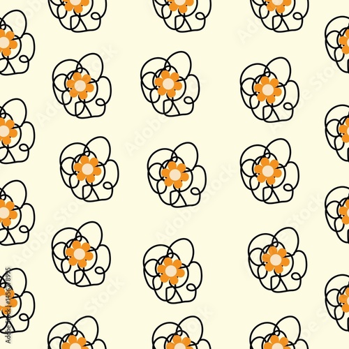 yellow flowers on yellow background .