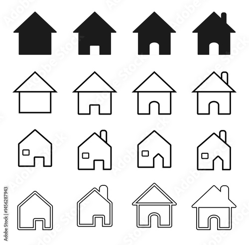 Home icon, Web home icon for apps and websites, House icon, Home sign in circle or Main page icon
Home sign in circle or Main page icon in filled  thin line, outline and stroke style 