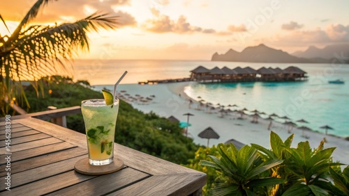 Mojito Cocktail at Sunset T...