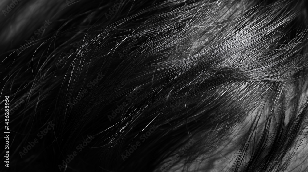 Real photography of hair, closeup Real photography of hair, closeup