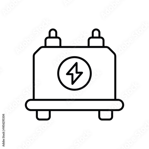 Flywheel Storage vector icons stock illustration