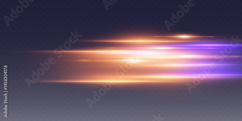 Modern neon moving high speed lines of speed and light.