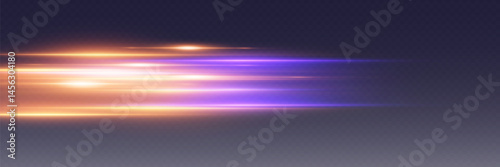 Modern neon moving high speed lines of speed and light.