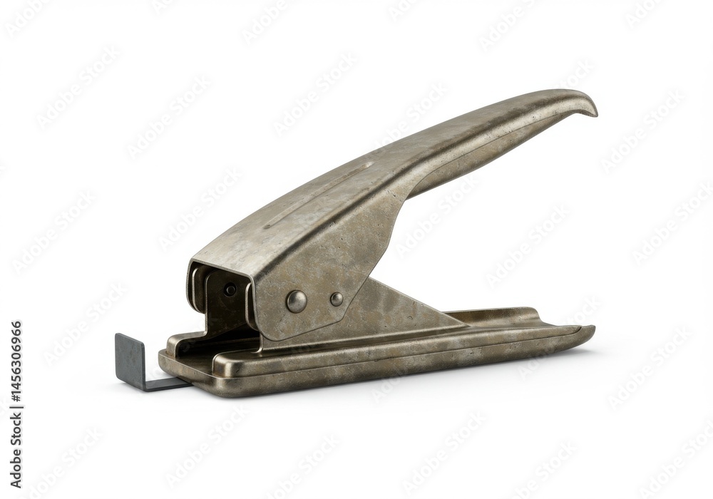 Silver Metal Hole Punch Tool Silver Metal Hole Punch Tool