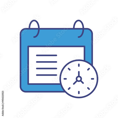 Daily Activity Log vector icons stock illustration