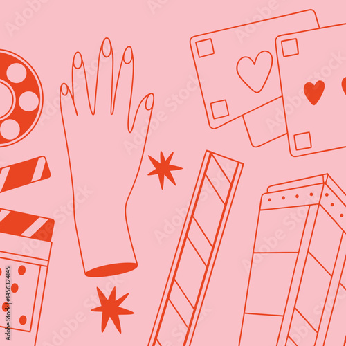 Wallpaper Mural Vector set of brutalist geometric shapes. Naive playful shapes.Abstract minimalist figures, stars, flowes.Vector Torontodigital.ca